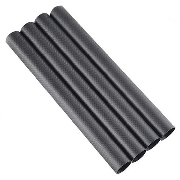 Roll wrapped carbon fiber tube Roll wrapped carbon fiber tube